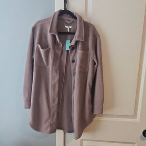 Women's Mauve Light Purple Shacket